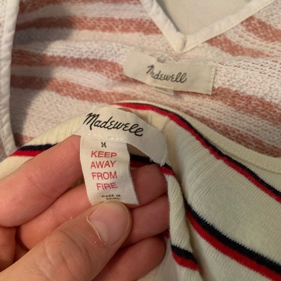 Madewell Striped Stayover Pajama Tank Top - Picture 2 of 4